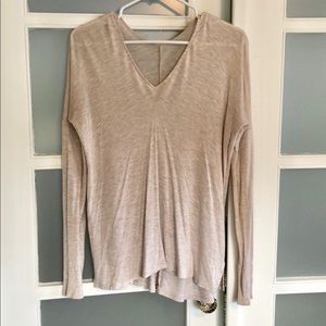 Vince cream heathered viscose top